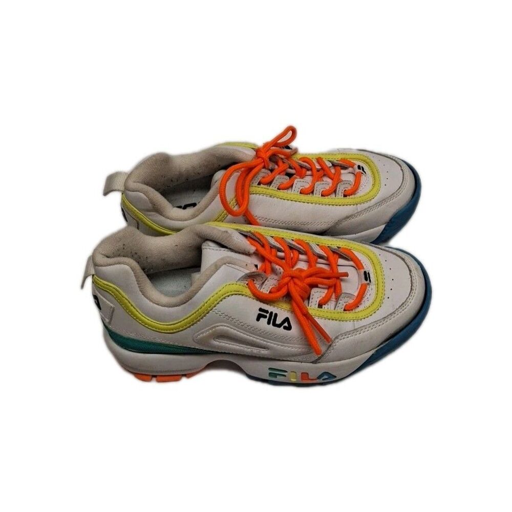 Fila 5FM00651-117 Disruptor White Casual Shoes Sneakers Women’s Size 6
